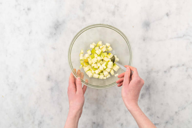 Préparer la vinaigrette