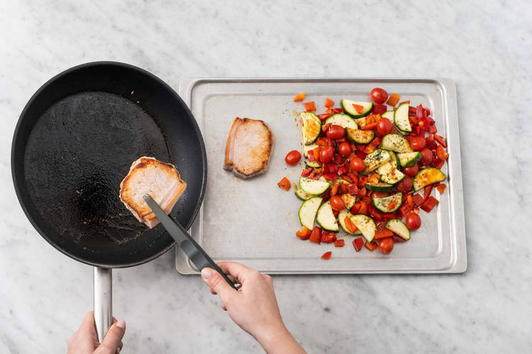 Faire poêler le porc