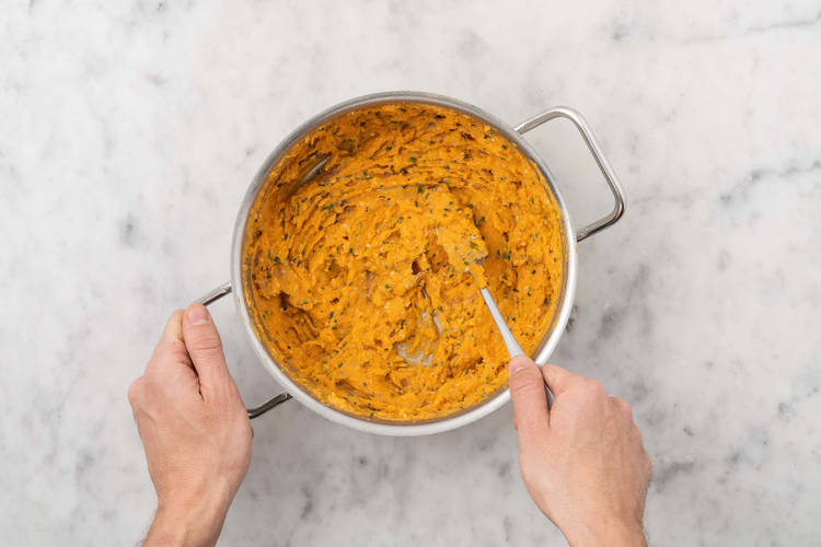 Finish sweet potatoes