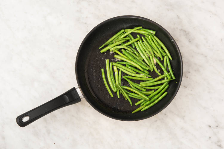 Cook green beans