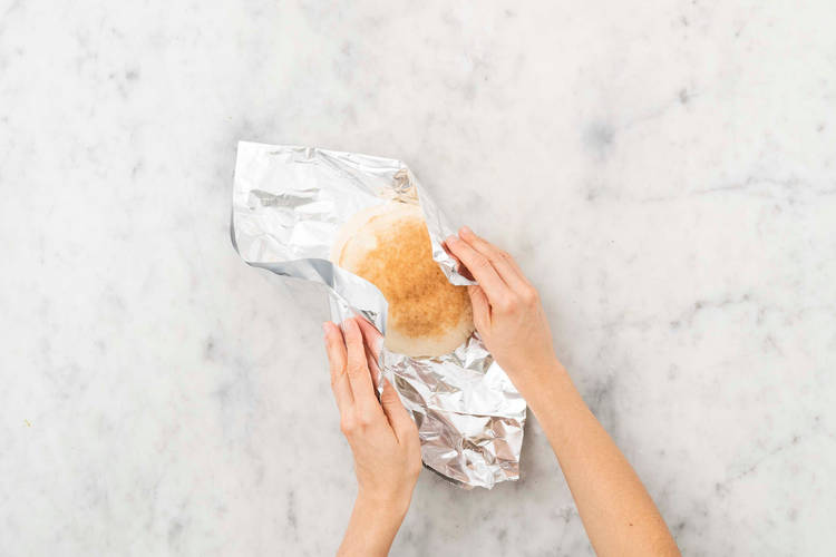 Réchauffer les pitas