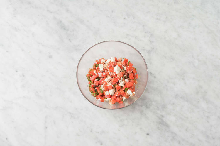 Préparer la salade