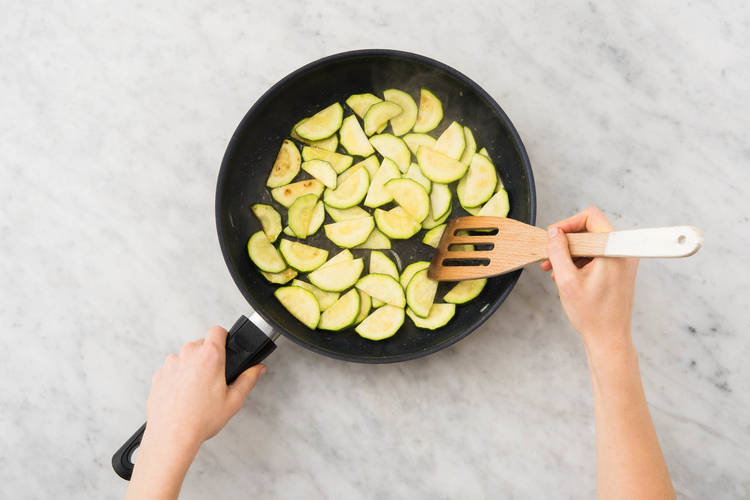 Courgette bakken