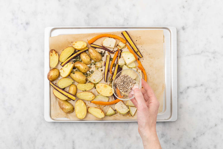 Sonnenblumenkerne rösten