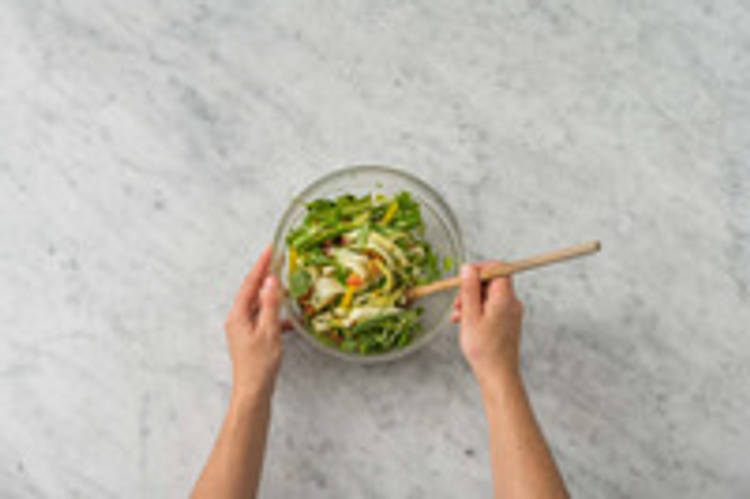 Salade maken