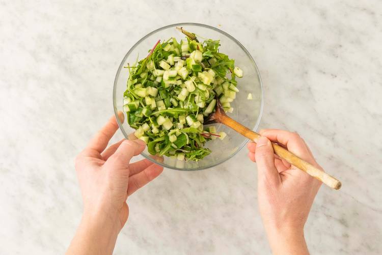Préparer la salade