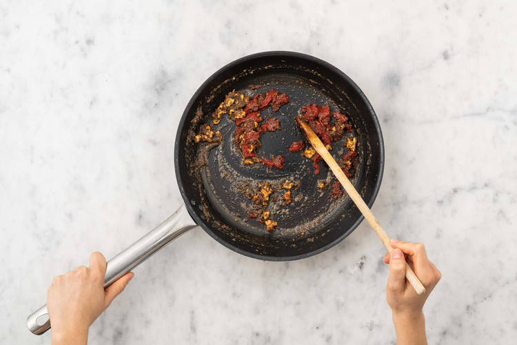 Cuire les condiments