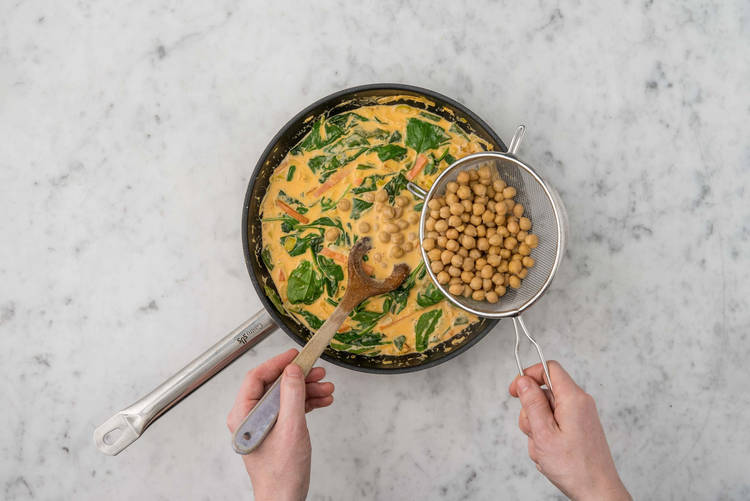 Préparer le curry