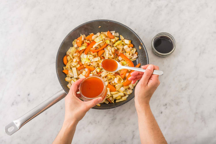 Cuire les légumes au wok