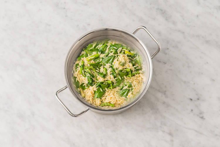 Add the Orzo