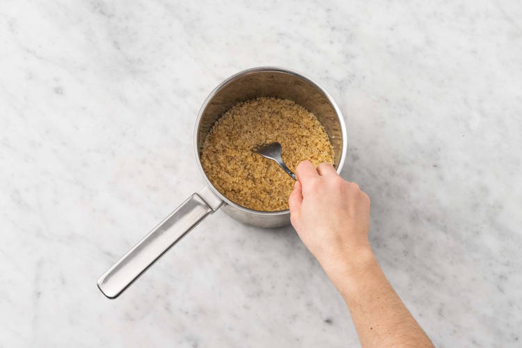 Cook bulgur