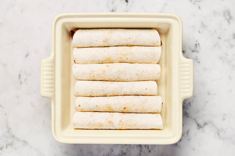 Assemble Enchiladas