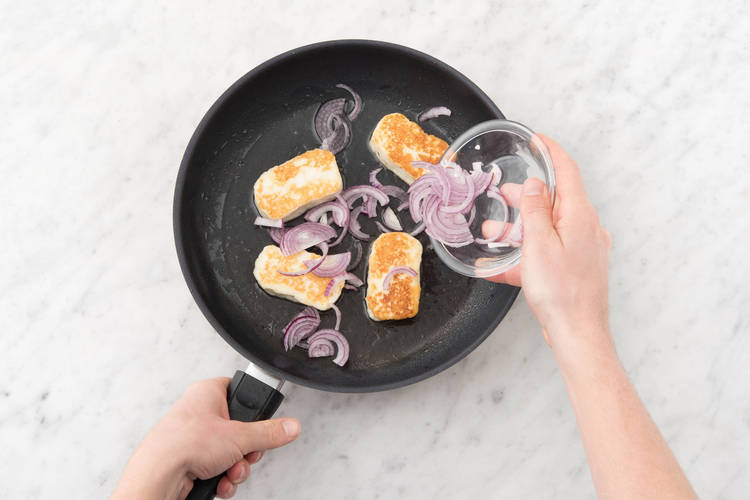 Halloumi braten