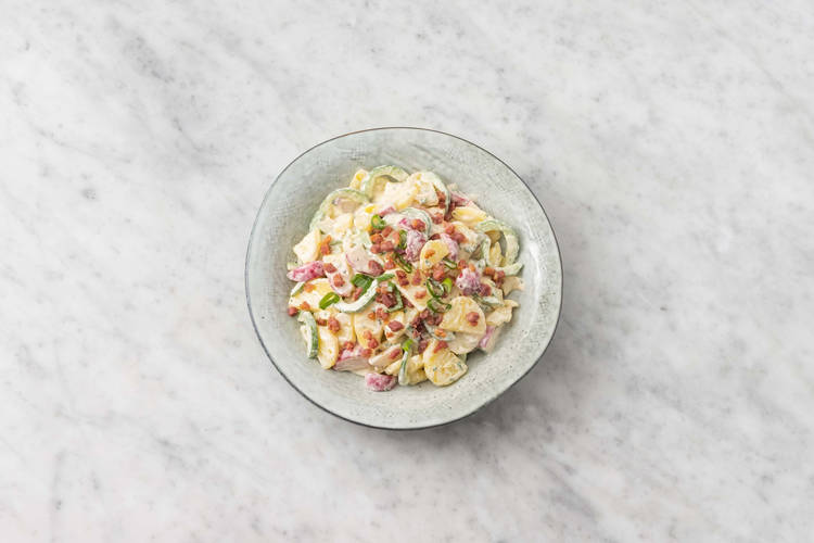 Kartoffelsalat vollenden