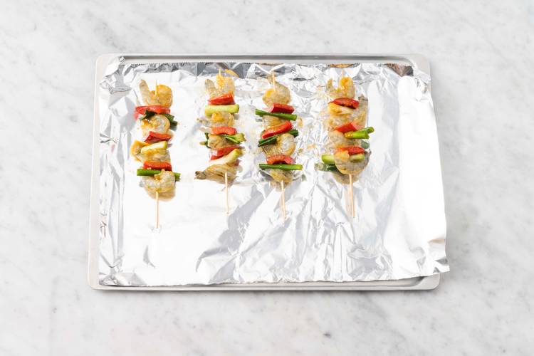 Thread the Skewers