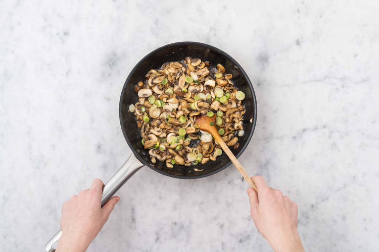 Préparer les champignons laqués