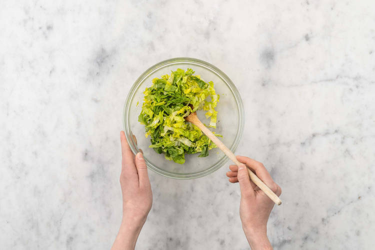 Salat fertigstellen