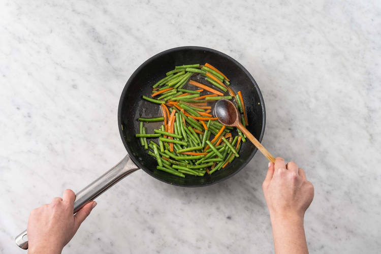Cook veggies