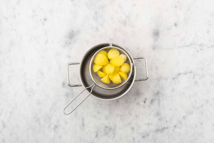 Cuire les pommes de terre