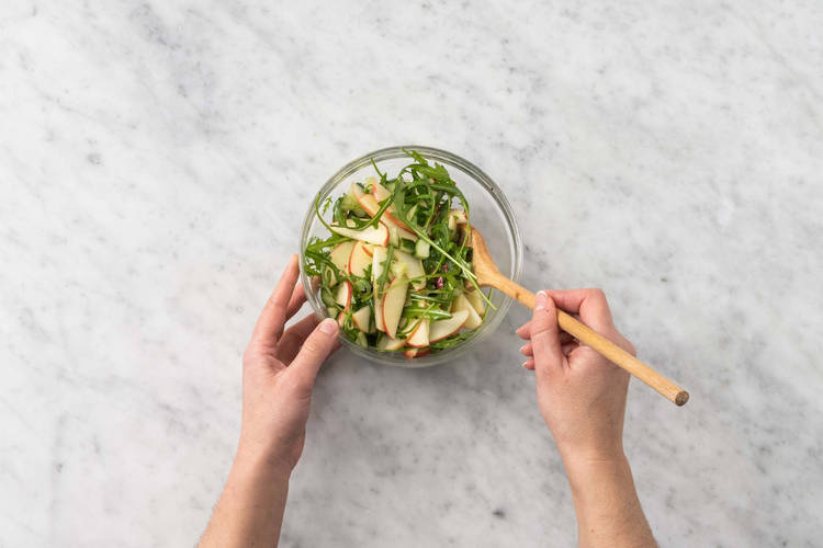 Förbered sallad