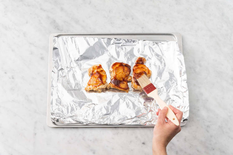 Cook chicken