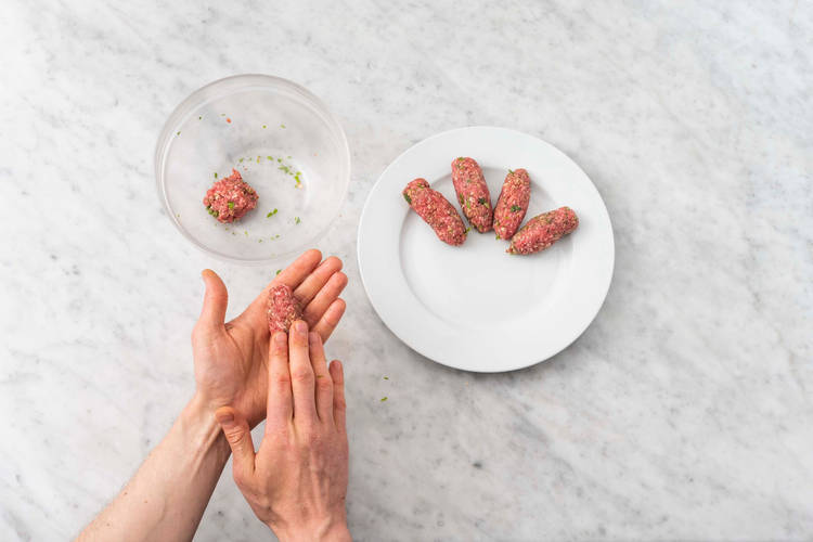 Préparer les keftas