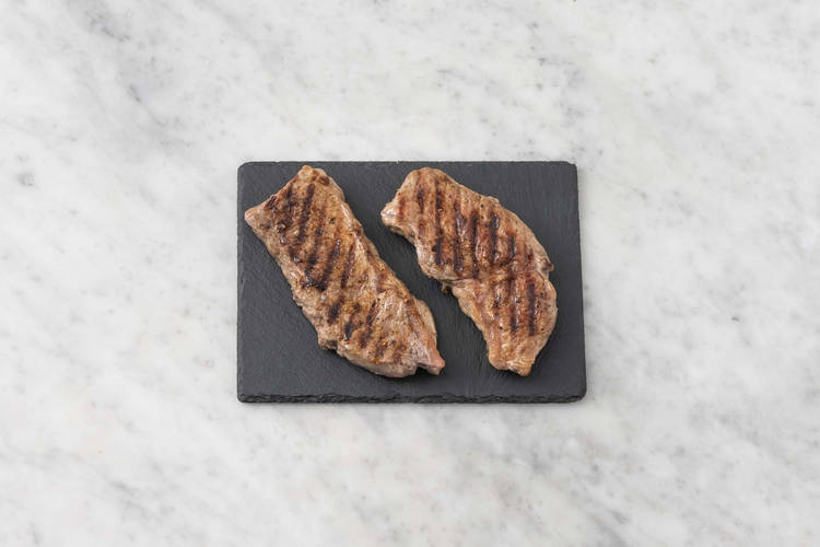 Grill steak