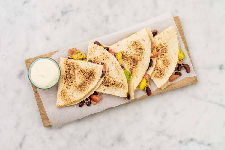Quesadillas backen