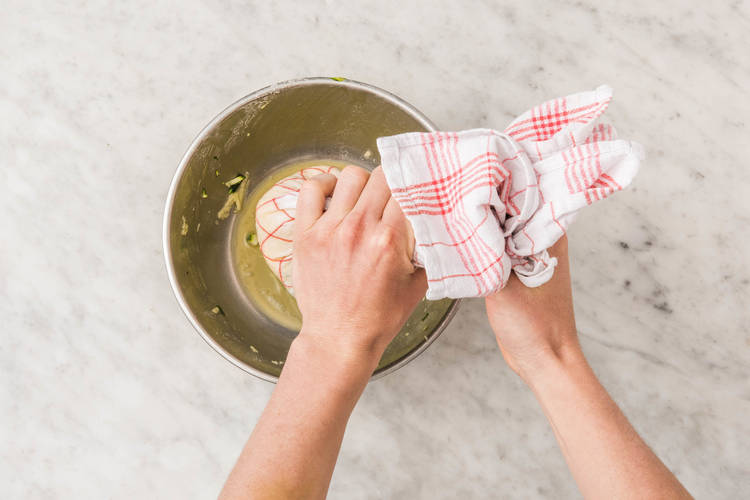 Kartoffel-Puffer vorbereiten