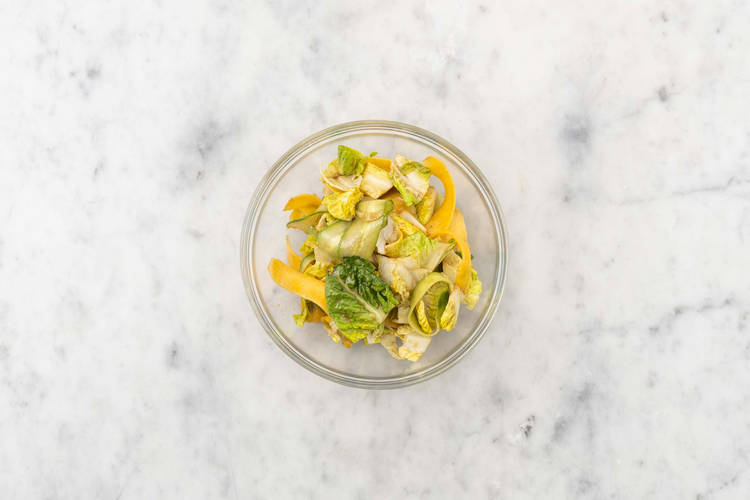 Préparer la salade