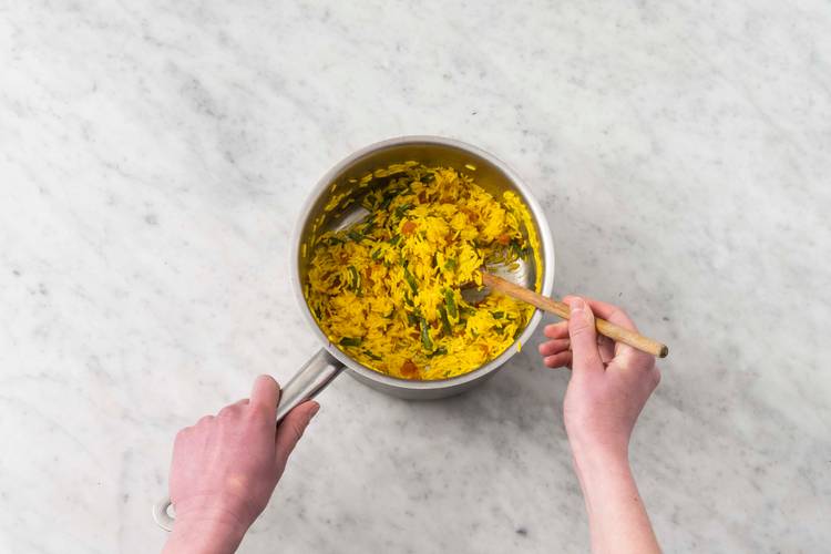 Start the Pilaf