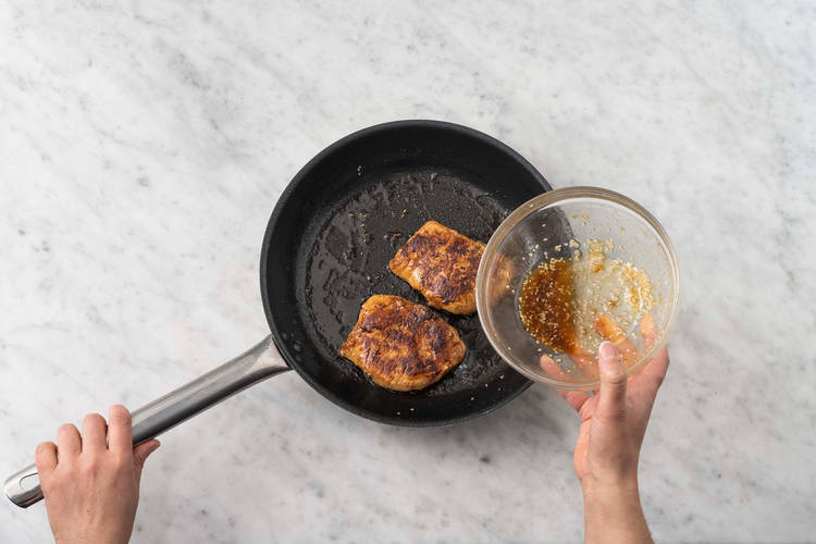 Tilsæt marinade