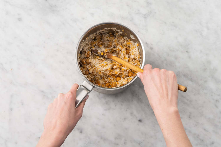 Finish lentil rice