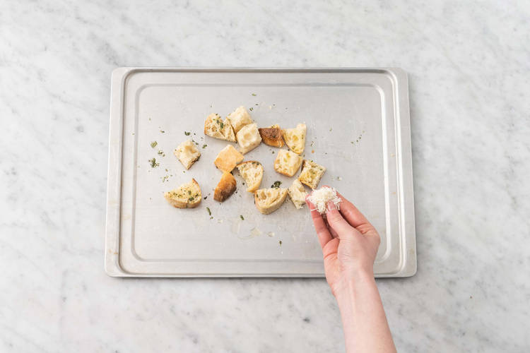 Make croutons