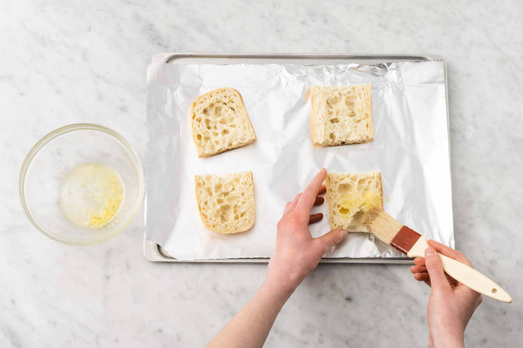 Make garlic bread