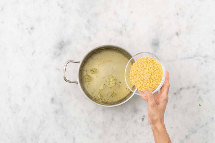 Orzo kochen