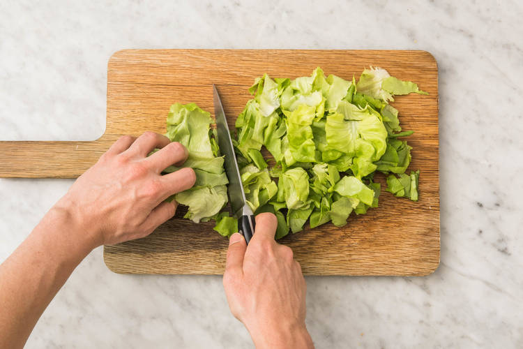 Salat vorbereiten