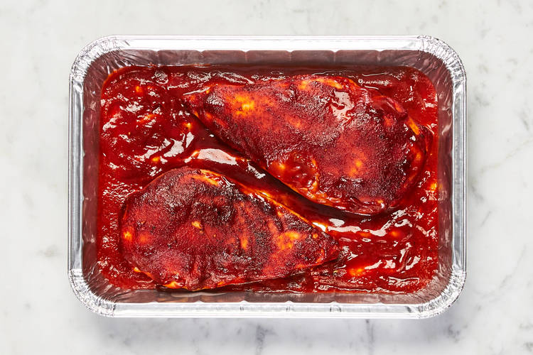 Mix Sauce & Roast Chicken