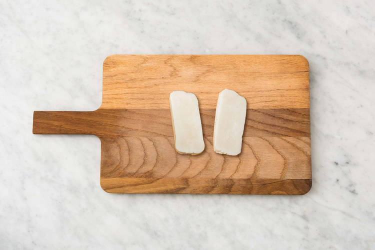 Förbered halloumi