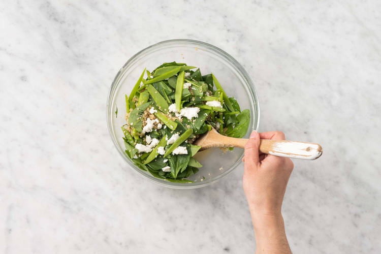 Förbered sallad