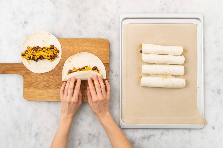 Assembler les taquitos