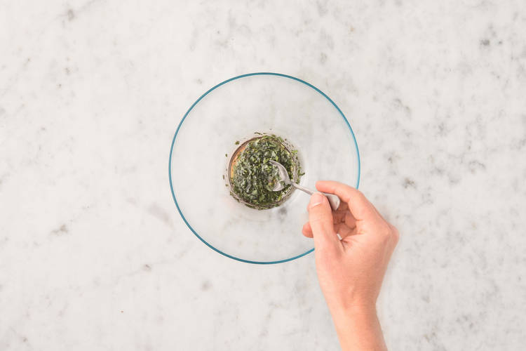 Make tarragon dressing