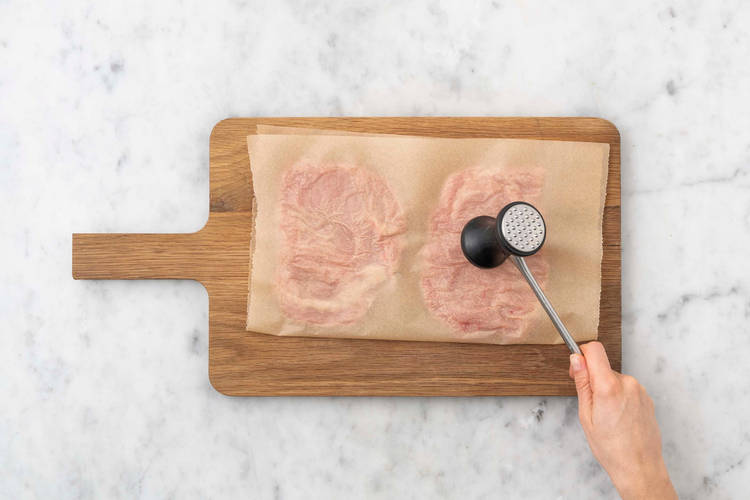 Préparer les escalopes de dinde