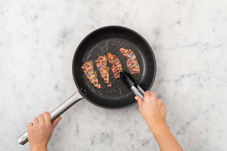 Faire cuire le bacon