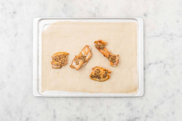 Faire cuire le poulet