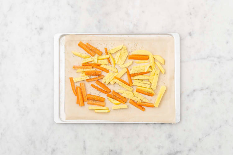 Préparer les frites