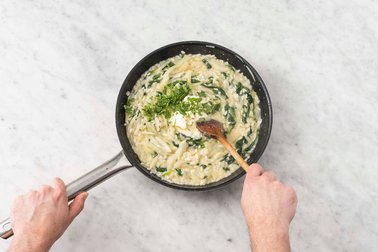 Apprêter le risotto