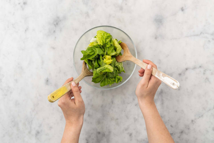 Préparer la salade
