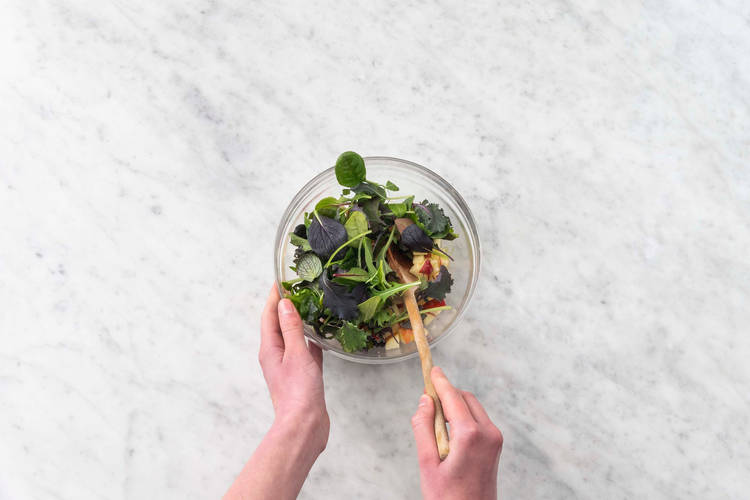 Assembler la salade