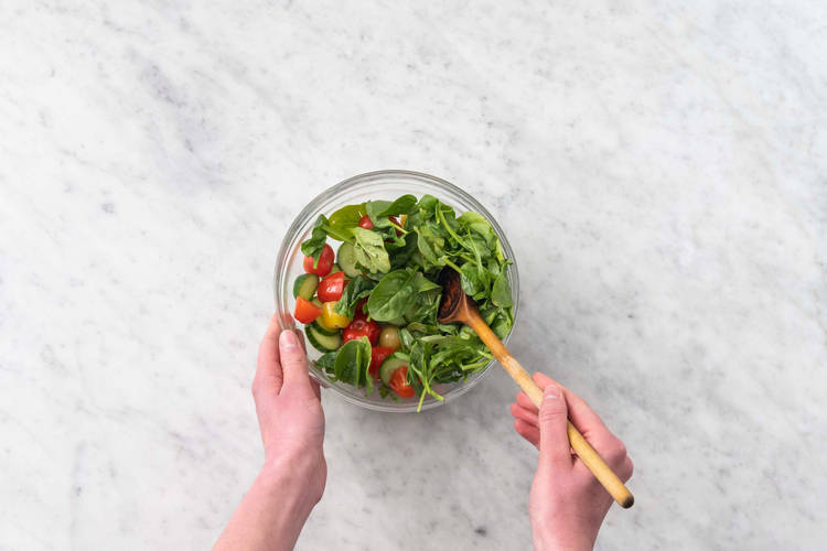 Assemble salad
